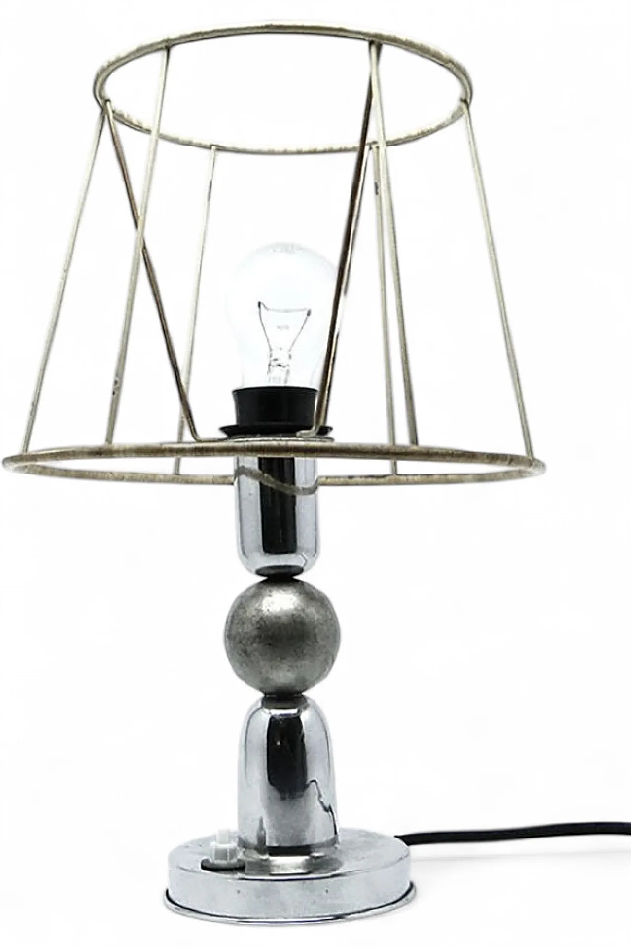 Art Deco Industrial Table Lamp, Belgium, 1970s 4
