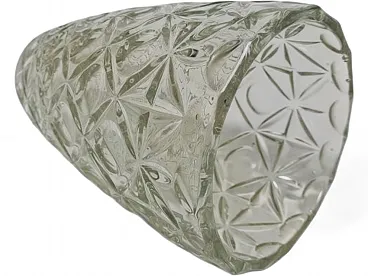 Art Deco Crystal Vase, Former Czechoslovakia, 1950s