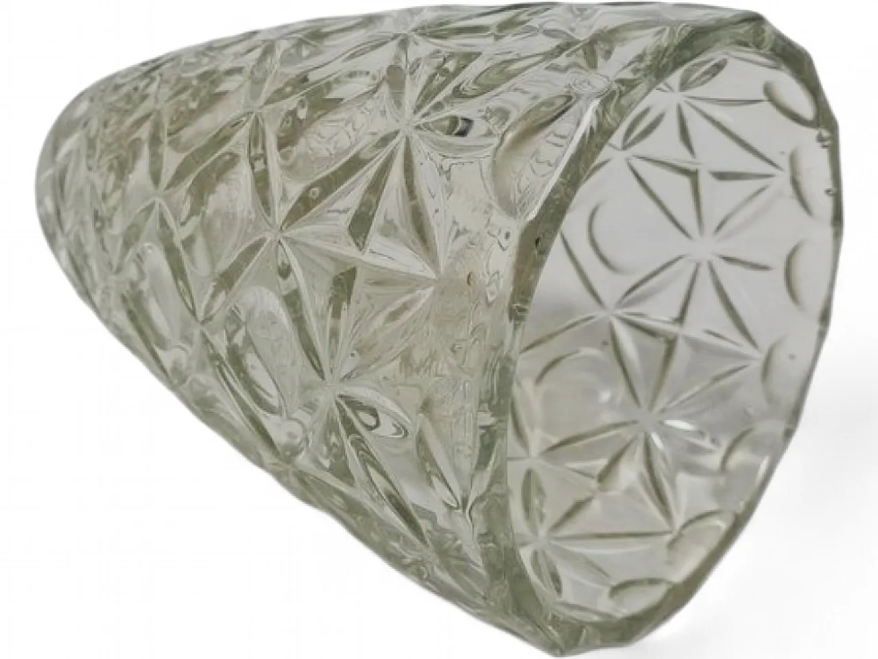 Art Deco Crystal Vase, Former Czechoslovakia, 1950s 6