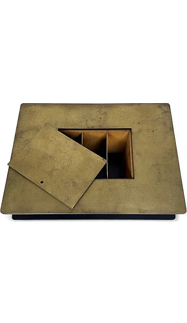 Ebonized Wood Coffee Table Attributed to Willy Rizzo