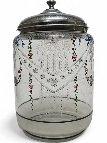 Danish Art Nouveau Biscuit Box, 1890s