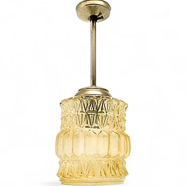 Mid-Century Pendant Lamp from Polam, 1970s