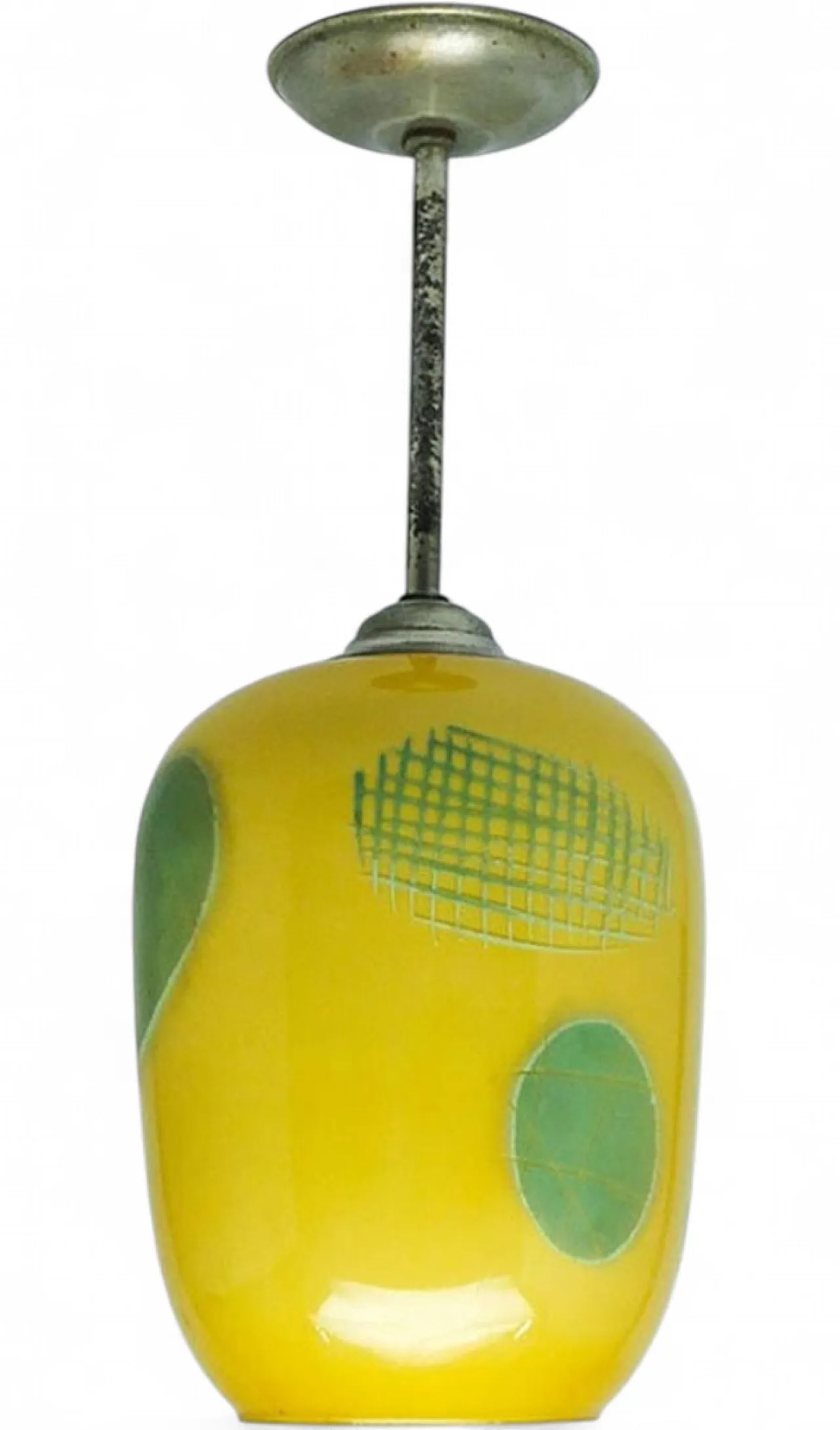 Pop Art Pendant Lamp, Poland, 1950s 6