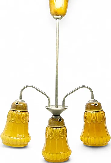 Mid-Century Chandelier from Polam, Germany, 1970s
