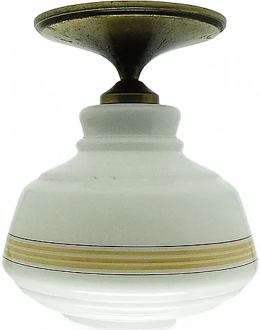 Mid-Century Pendant Lamp from Polam, 1970s