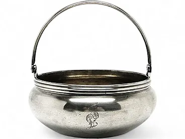 Early 20th Century Sugar Bowl from Berndorf, Germany