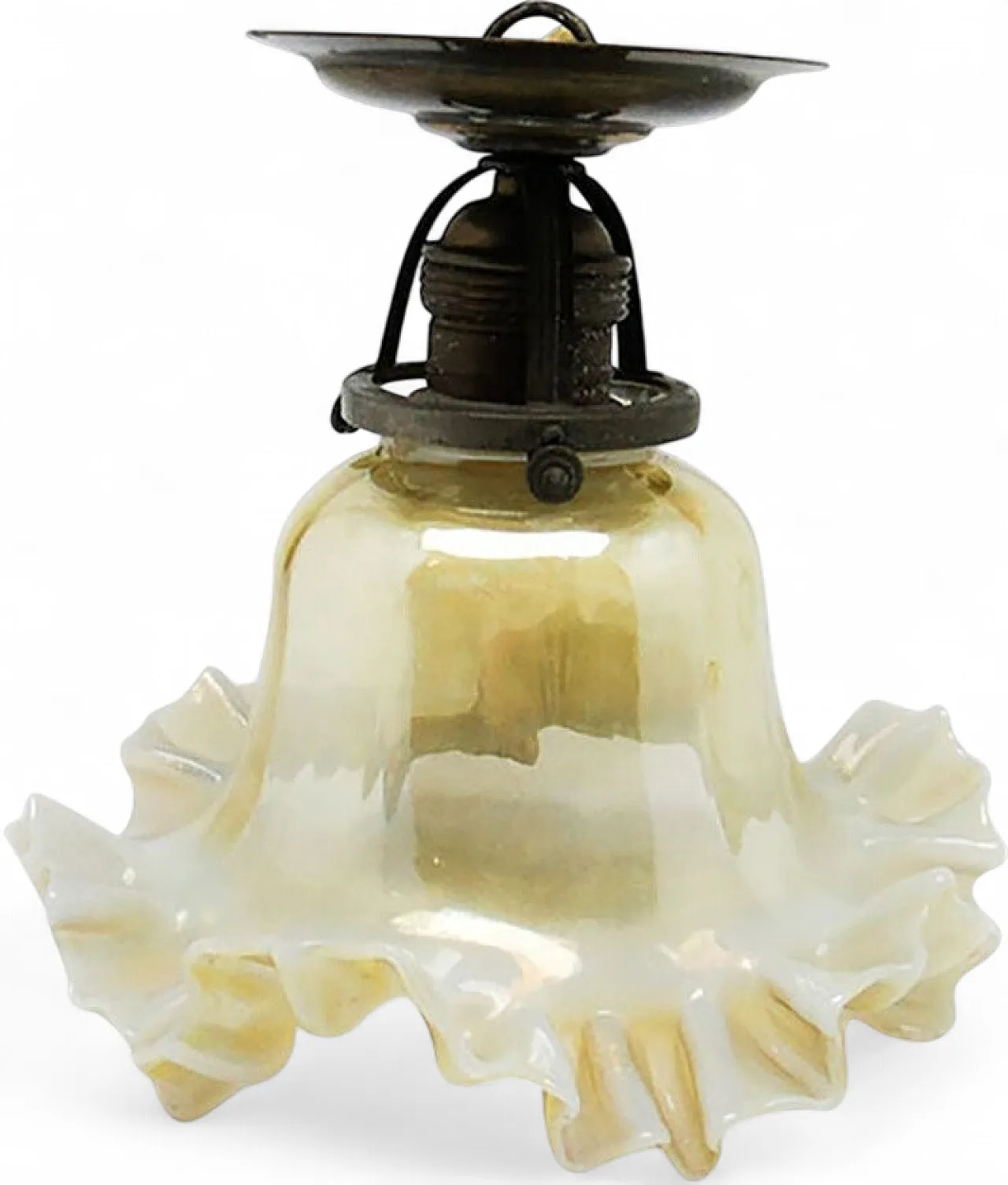 Early 20th Century Glass Pendant Lamp 11