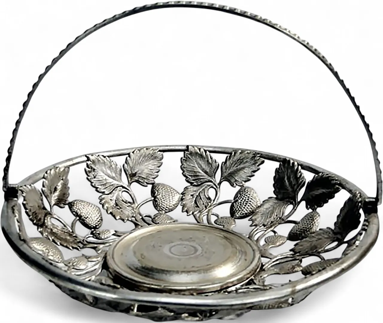 Fruit Basket from Fraget, Poland, Early 20th Century 12