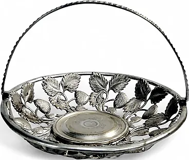 Fruit Basket from Fraget, Poland, Early 20th Century
