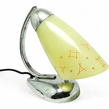 Bedside Table Lamp by J. Hurka for Napako, Former Czechoslovakia, 1960s
