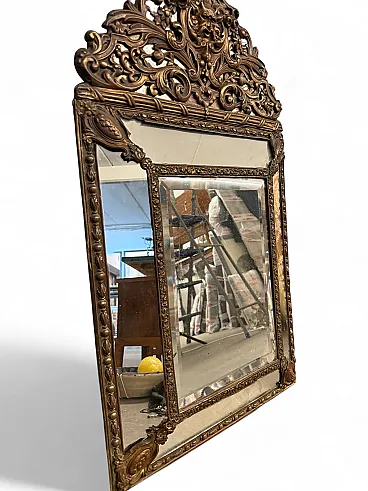 Brass mirror France Louis XVI, 19th century