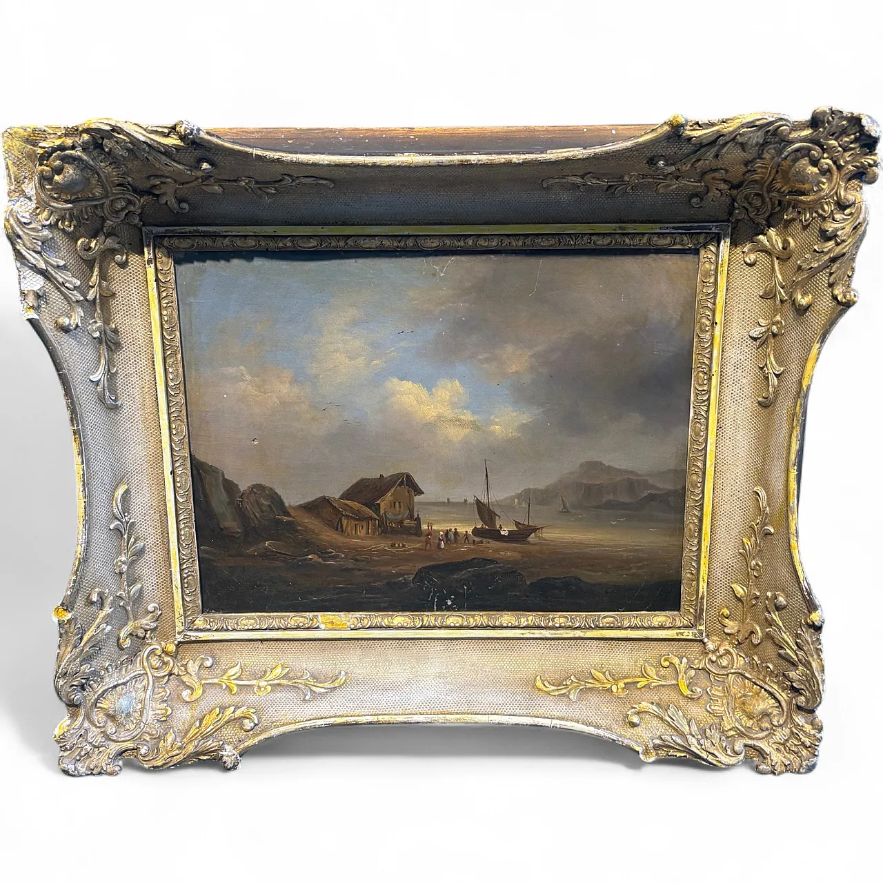 Flemish oil on canvas landscape painting, 19th century 15