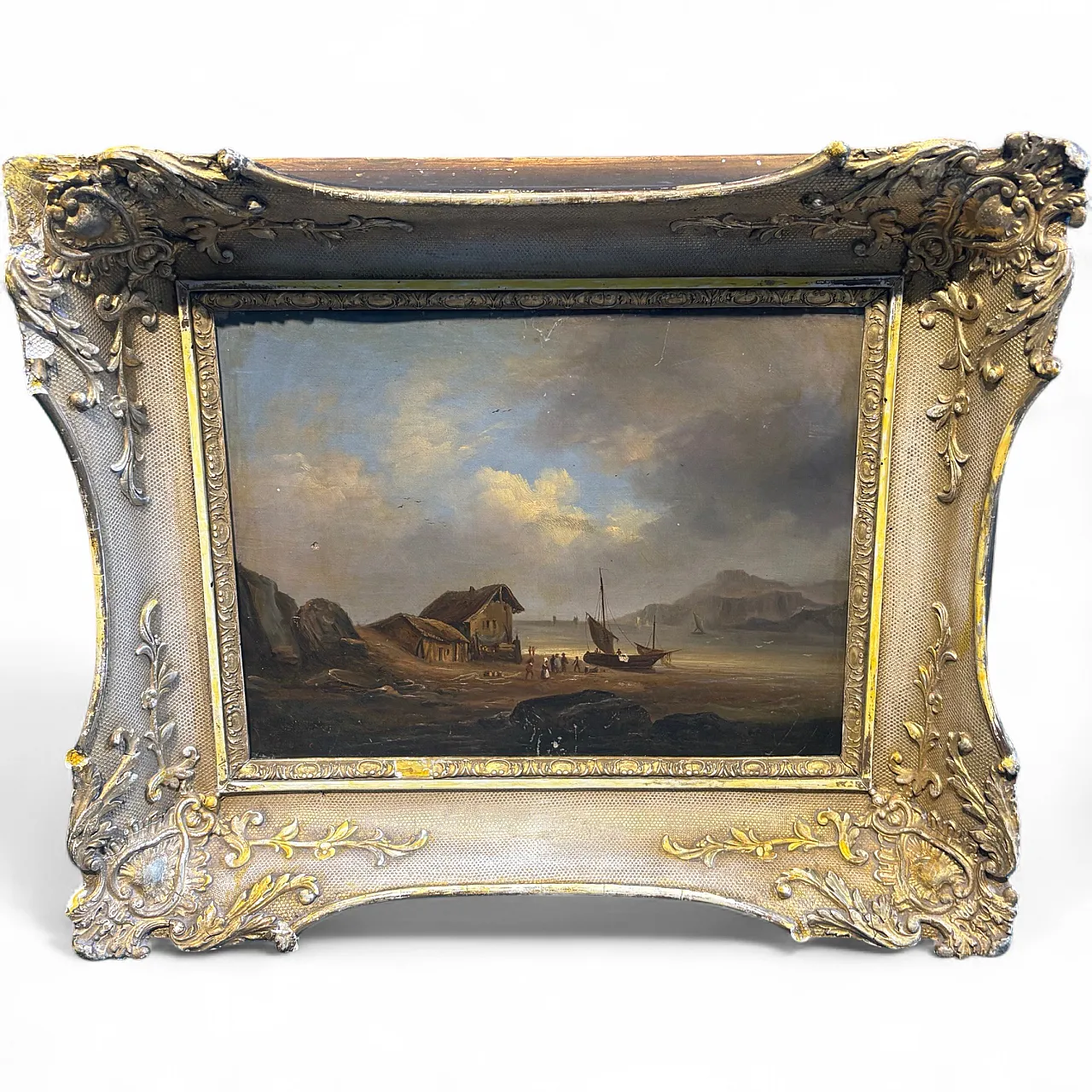 Flemish oil on canvas landscape painting, 19th century 16