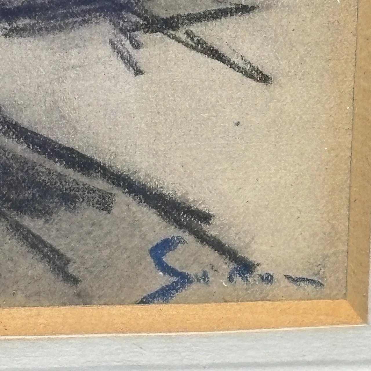 ”La riunione“ di Mario Sironi grafite acquerello su carta, primo '900 6