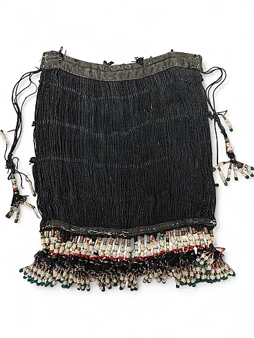 Uzbekistan hair tassel, with beads,  30s