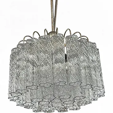 Venini chandelier with 50 glasses and 3 lights, 70s
