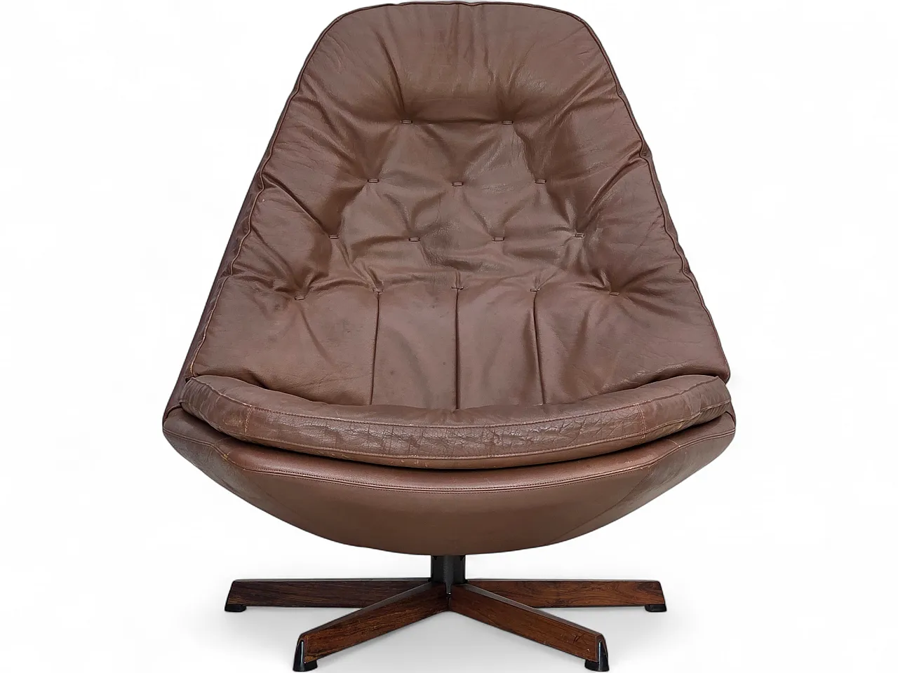 1970s, Danish design by Madsen & Schubell, swivel lounge chair. 21