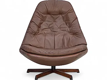 1970s, Danish design by Madsen & Schubell, swivel lounge chair.