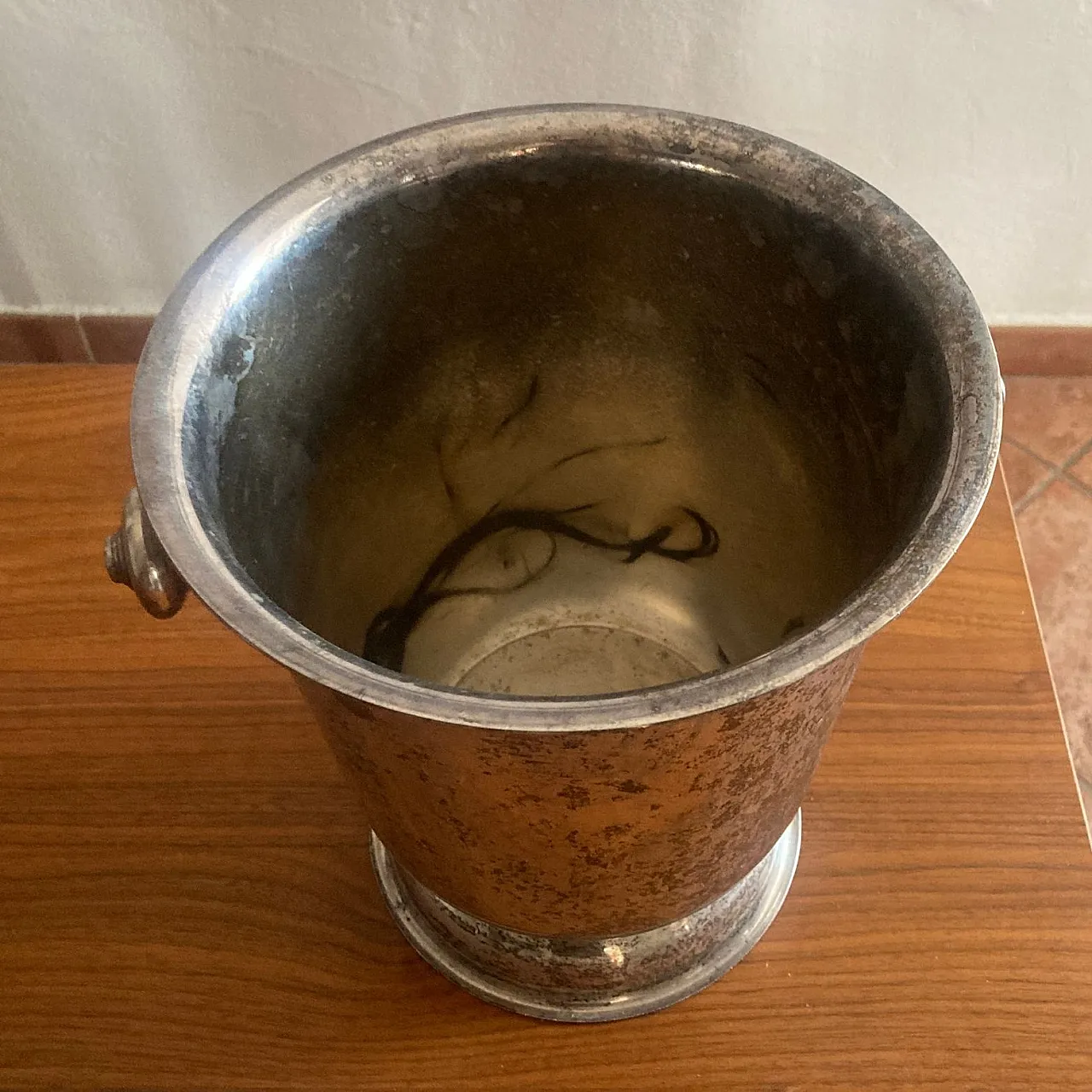 Silver plated champagne bucket, 1960s 4