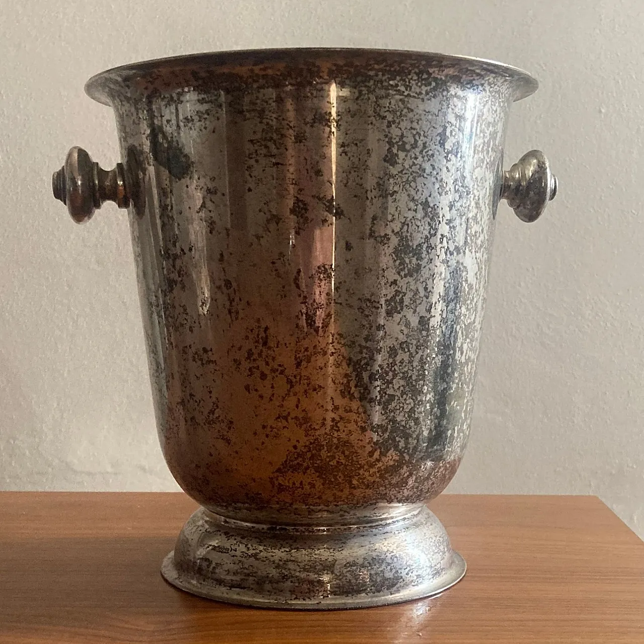 Silver plated champagne bucket, 1960s 5