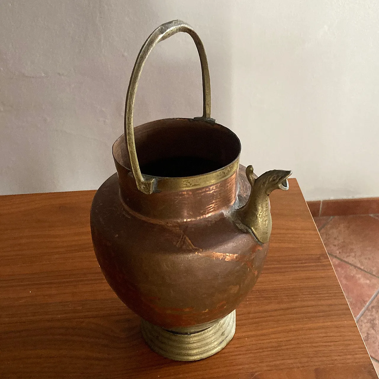 Copper water jug, early 20th century 5