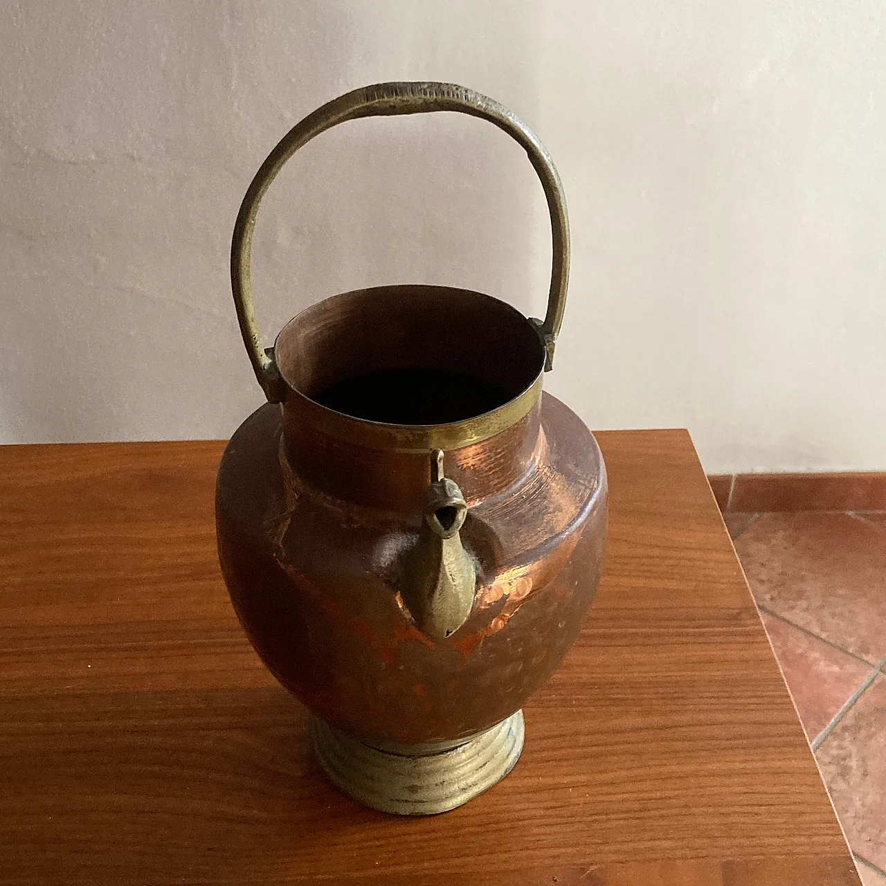 Copper water jug, early 20th century 6
