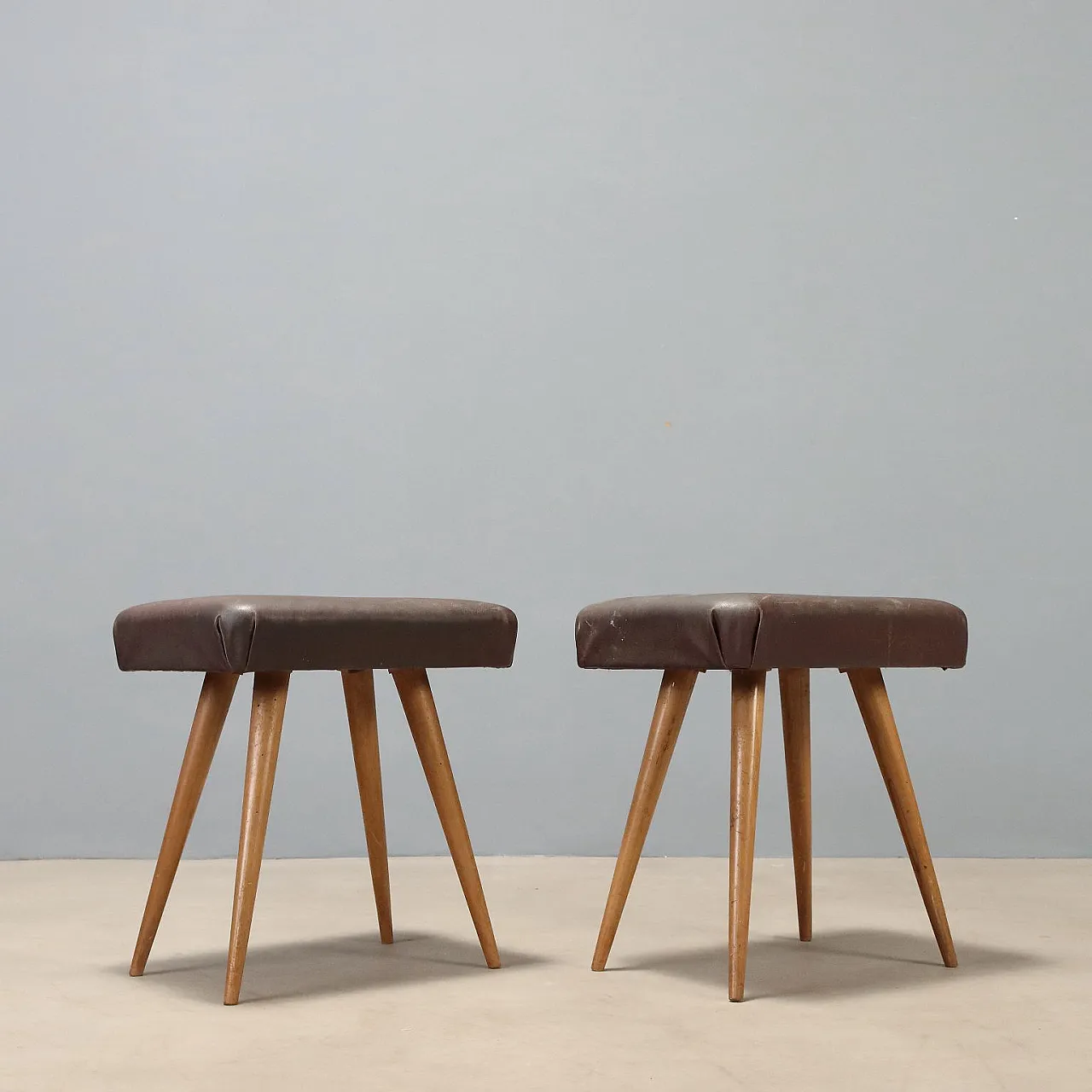 Pair of stools, 1950s 6