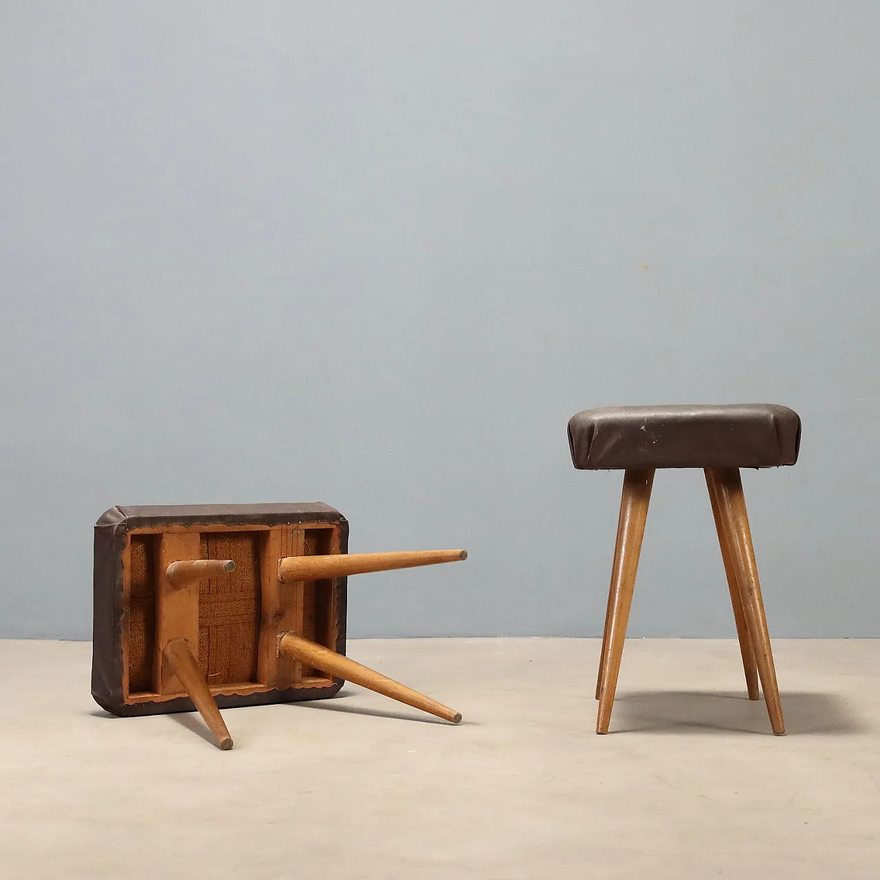 Pair of stools, 1950s 7