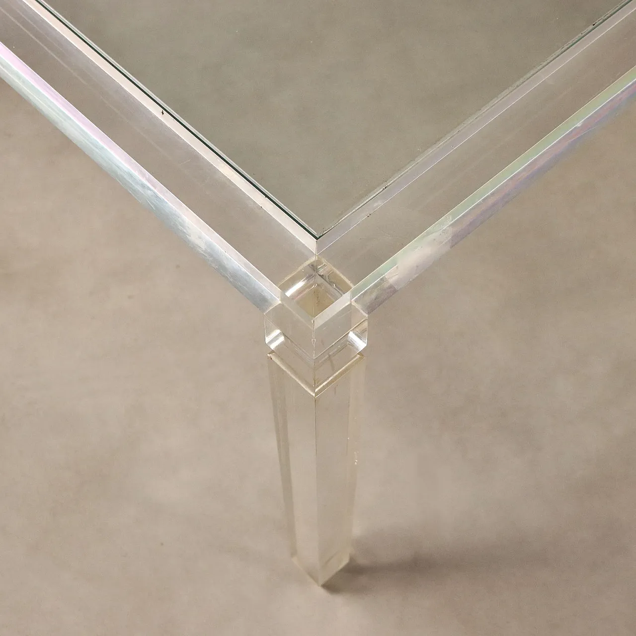 Plexiglass center table, 20th century 5
