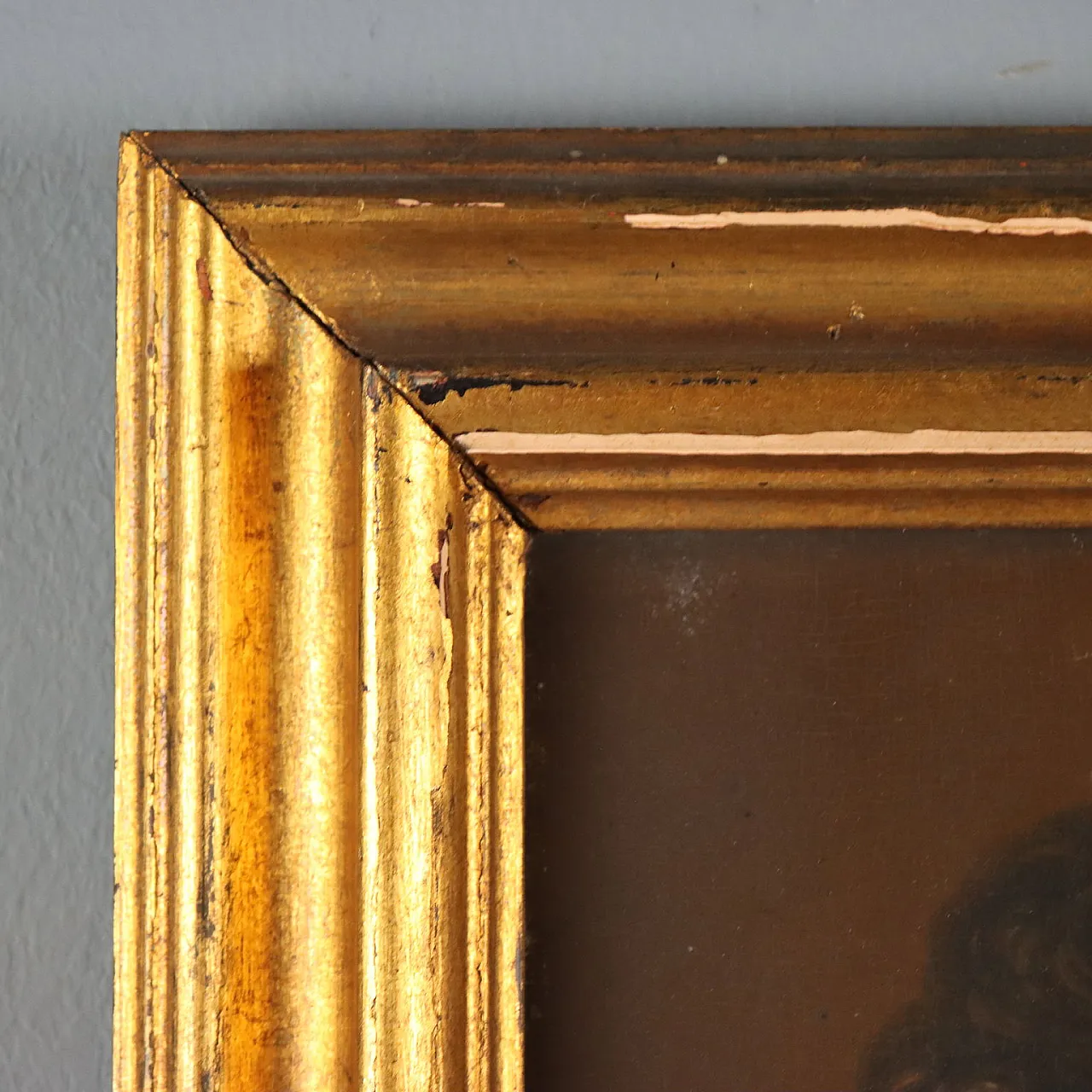 Painting Portrait of a Nobleman, oil on panel, 19th century 6