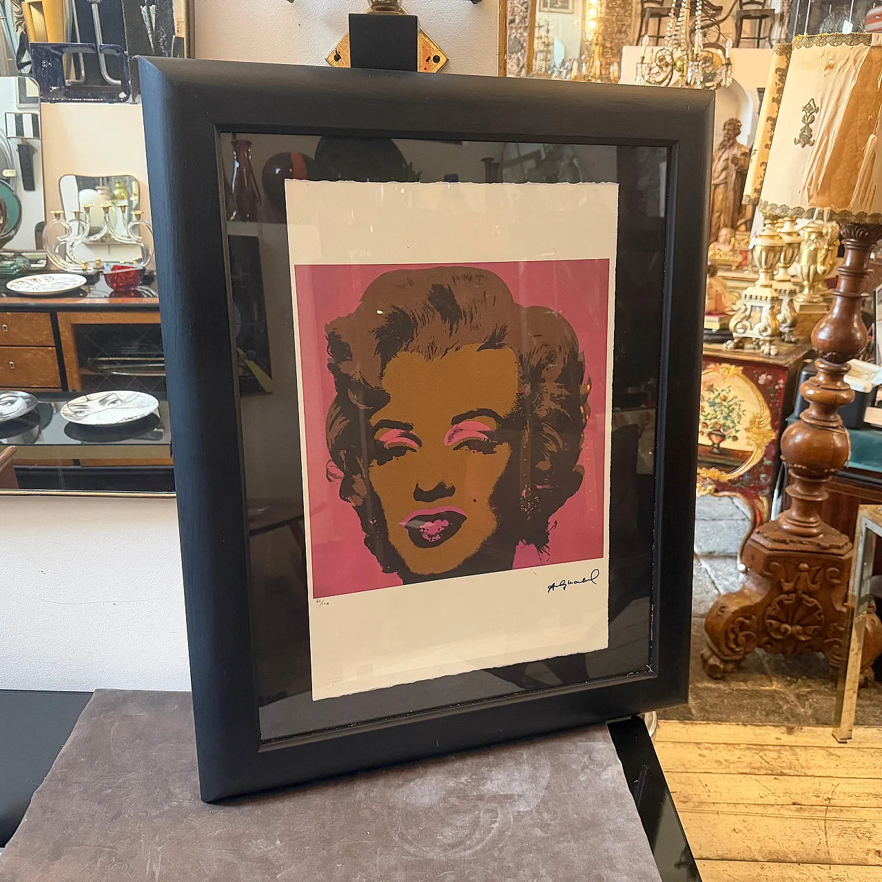 Marylin Monroe 65/100 lithography by Andy Warhol, 2000s 3