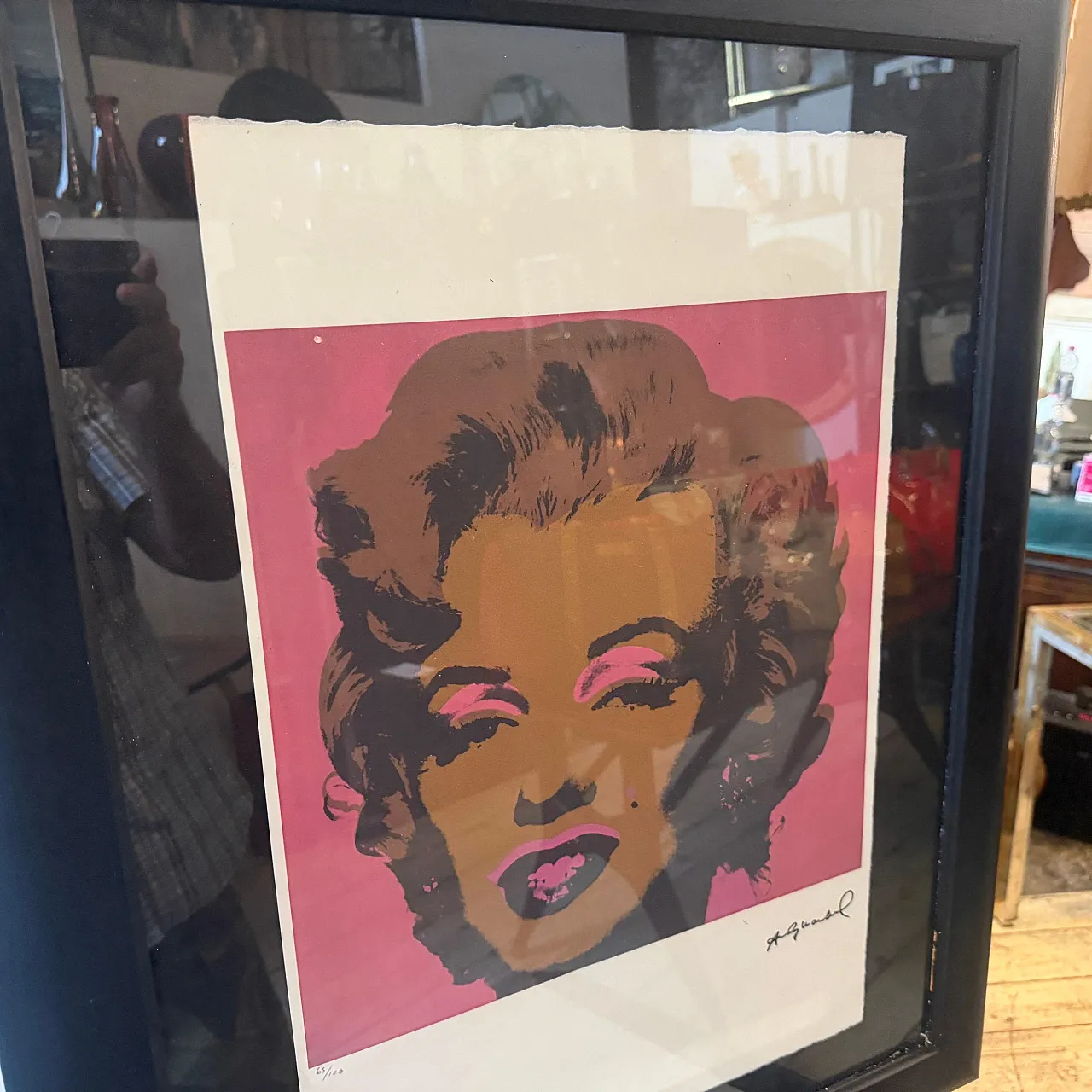 Marylin Monroe 65/100 lithography by Andy Warhol, 2000s 6