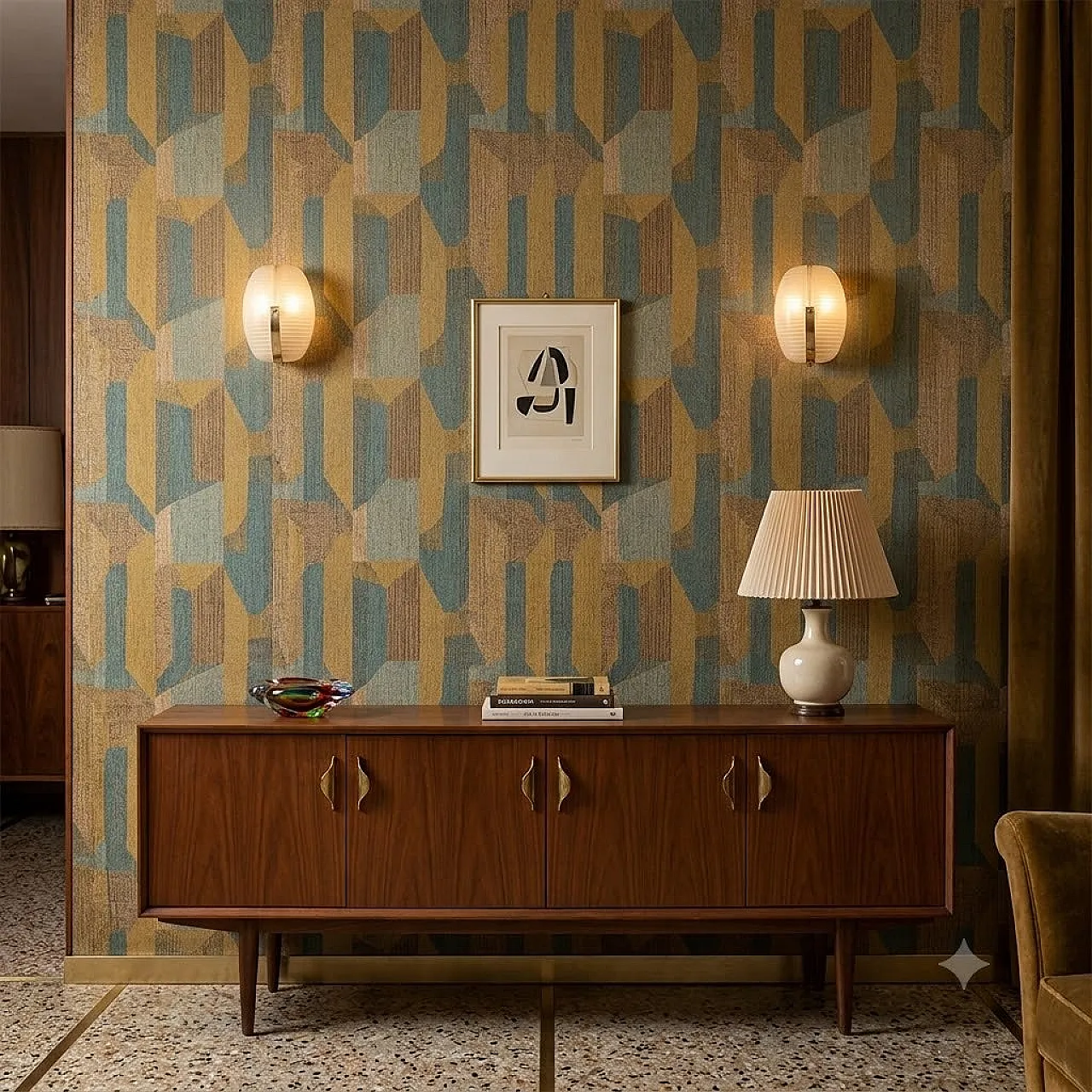 Coppia di applique Lambda di Vico Magistretti per Artemide, anni '60 2