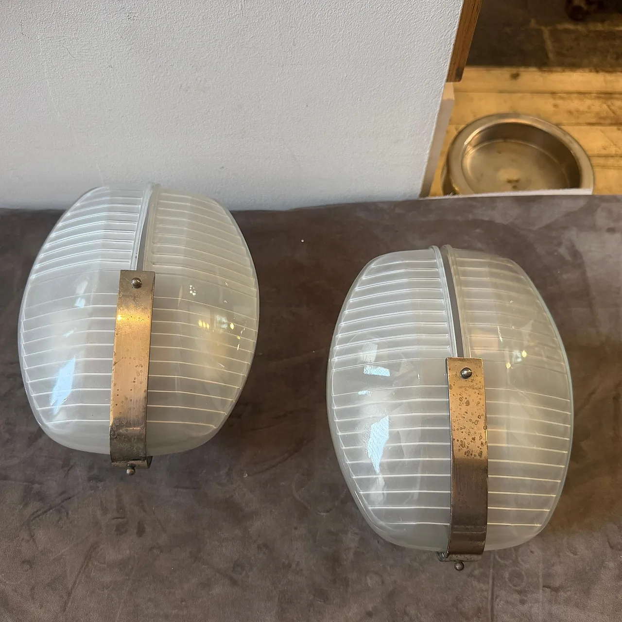 Coppia di applique Lambda di Vico Magistretti per Artemide, anni '60 3