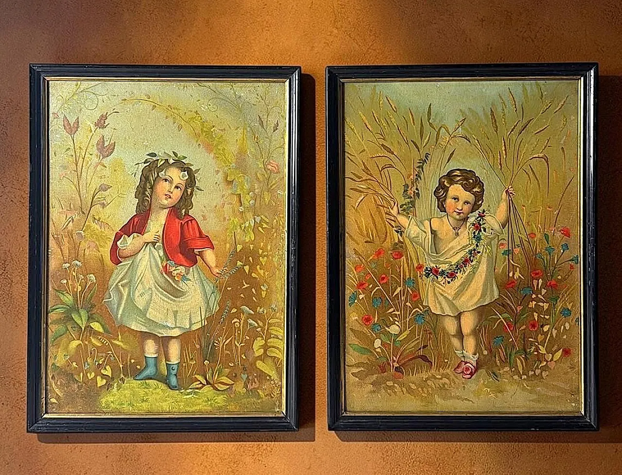 Coppia di cromolitografie pubblicitarie francesi Belle Époque, '900 18