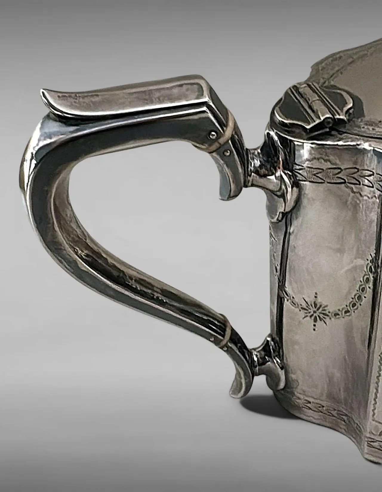 Martin Hall & Co., servizio da tè e caffè placcato argento, '800 12