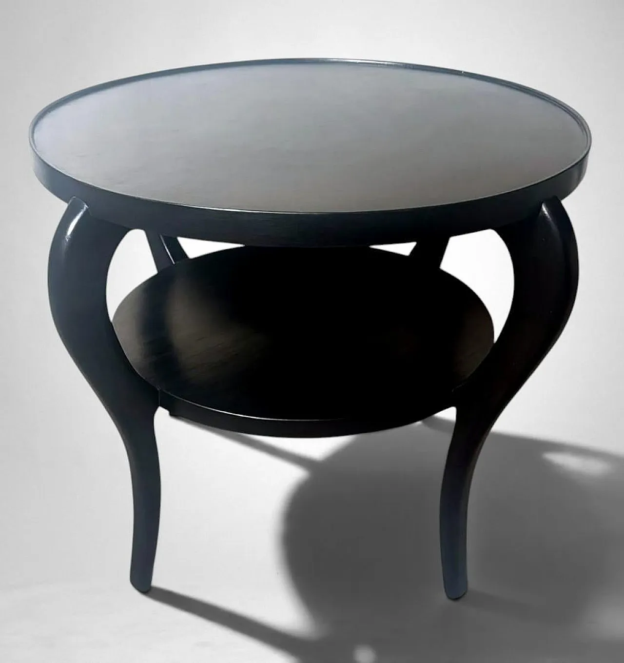 Tavolino in noce ebanizzato in stile Art Déco, '900 3