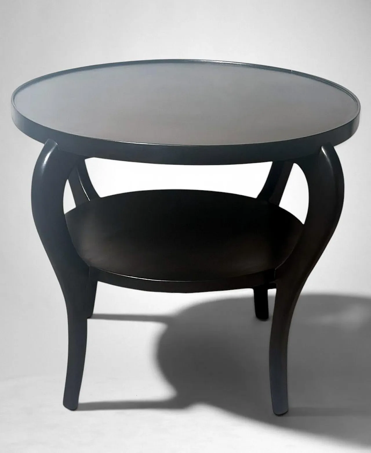 Tavolino in noce ebanizzato in stile Art Déco, '900 5