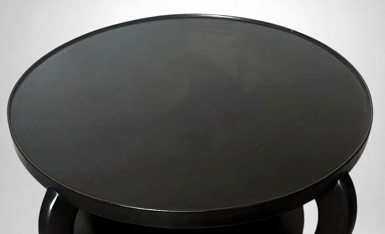 Tavolino in noce ebanizzato in stile Art Déco, '900 10