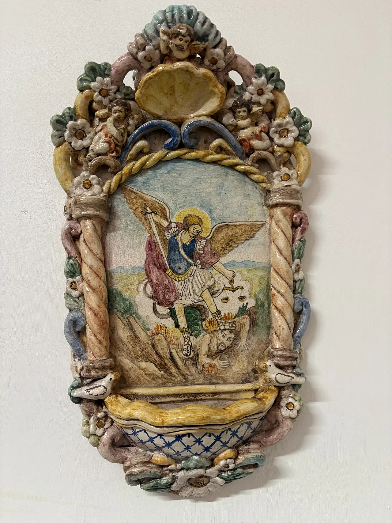 Holy water stoup of St. Michael the Archangel 1