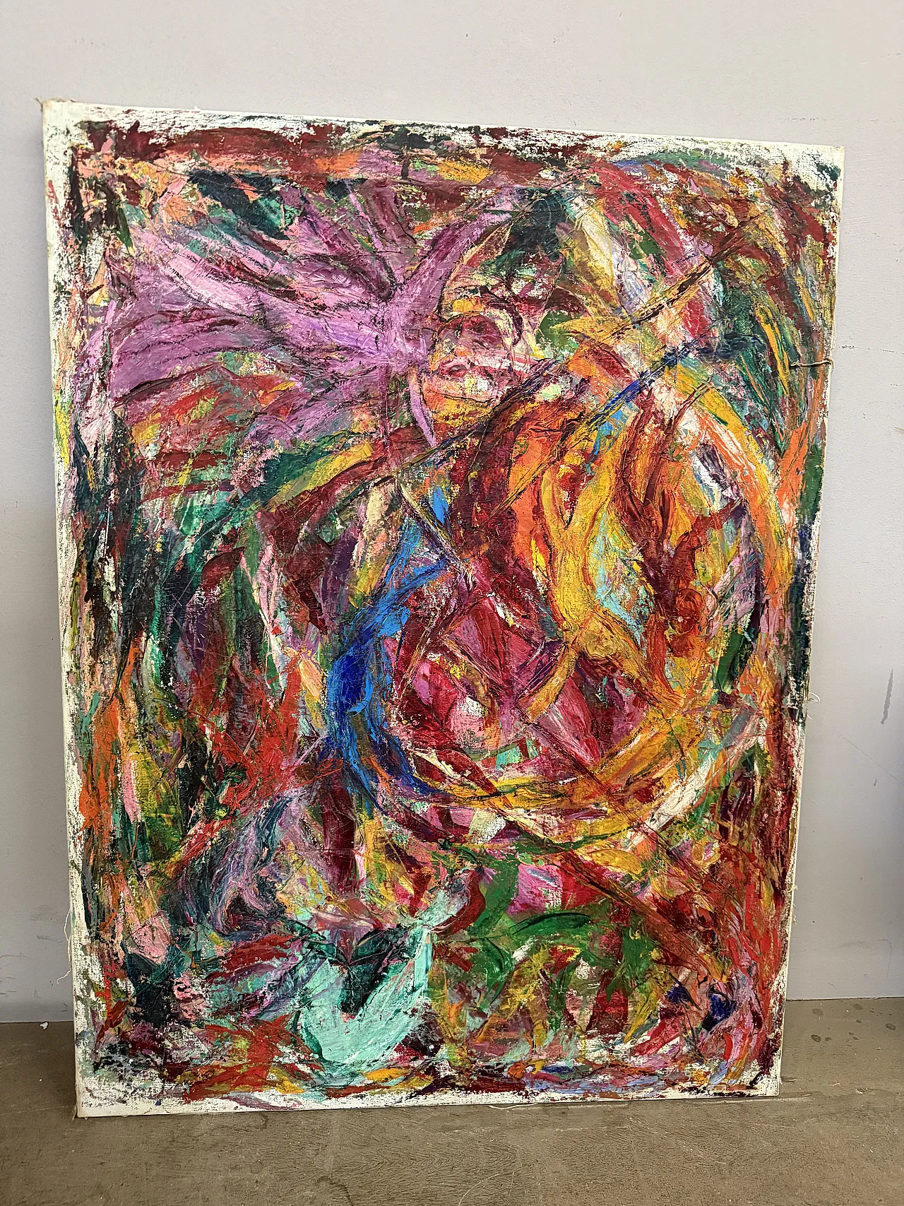 Oil on canvas contemporary art Gianfranco Zaccagnino, 2000s 1