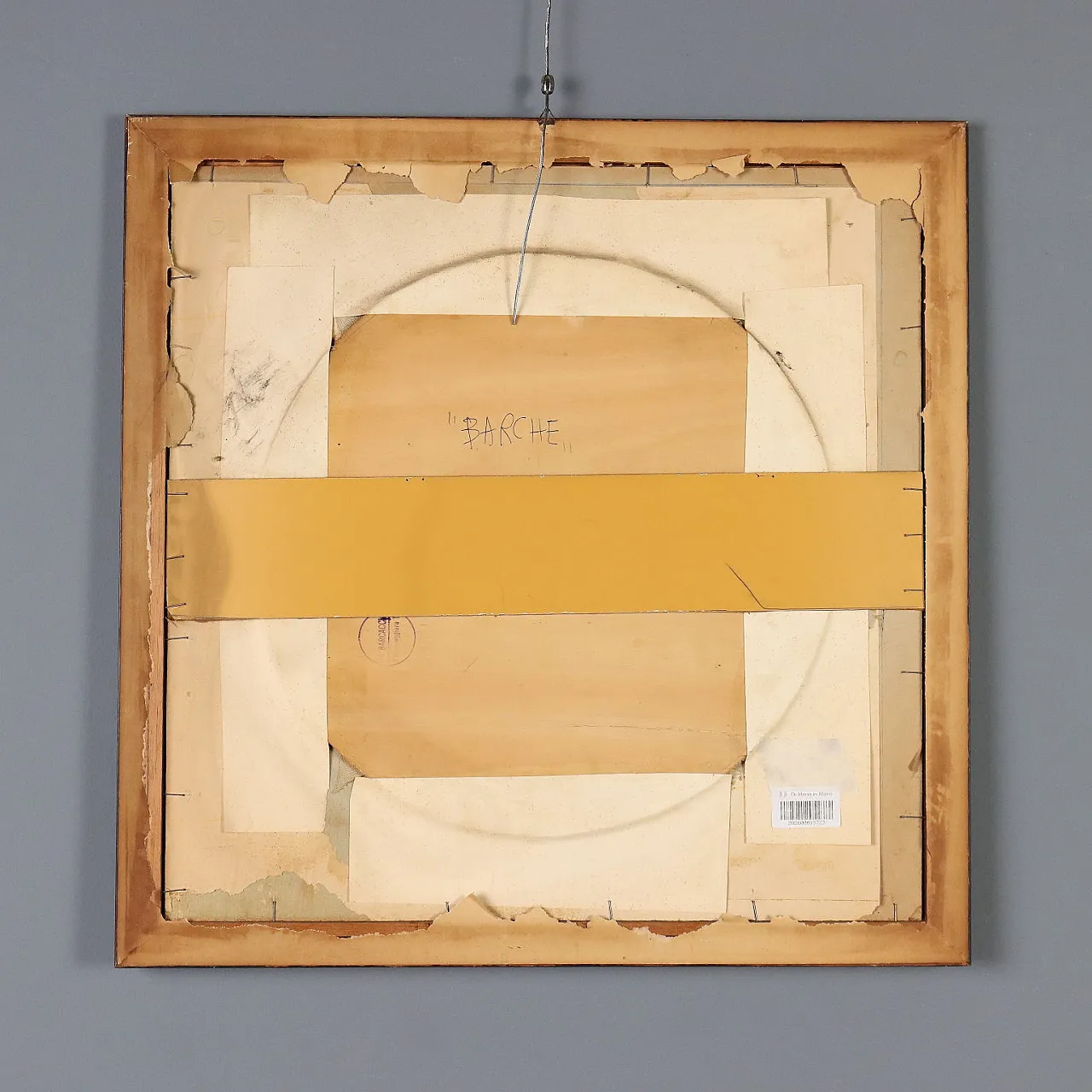 Painting by Gennaro Picinni, oil on panel, 20th century 9