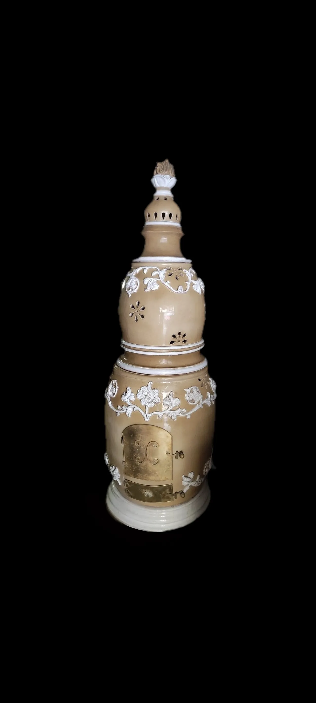 Calliope majolica stove by Ceramiche Pugi, 2000s 1