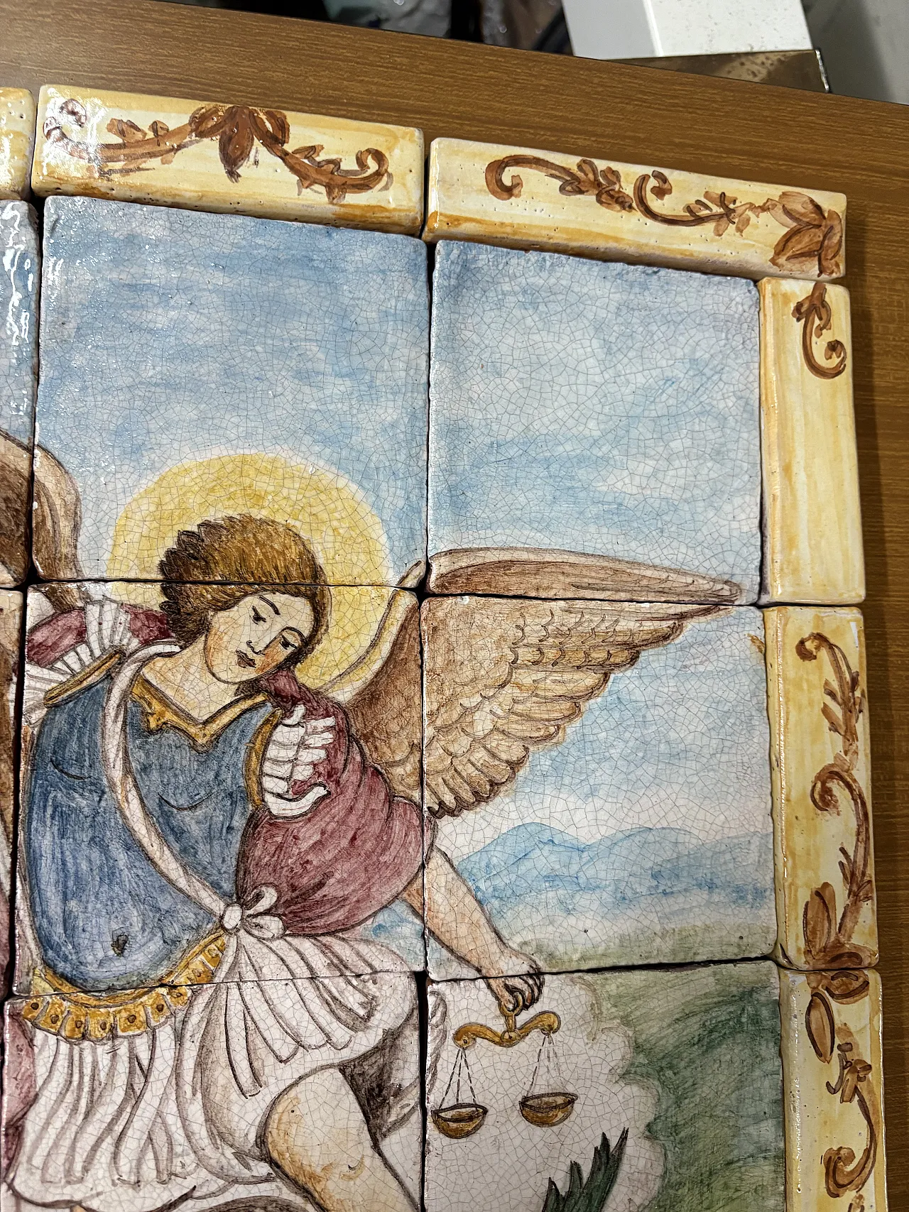 Tile painting of St. Michael the Archangel 5