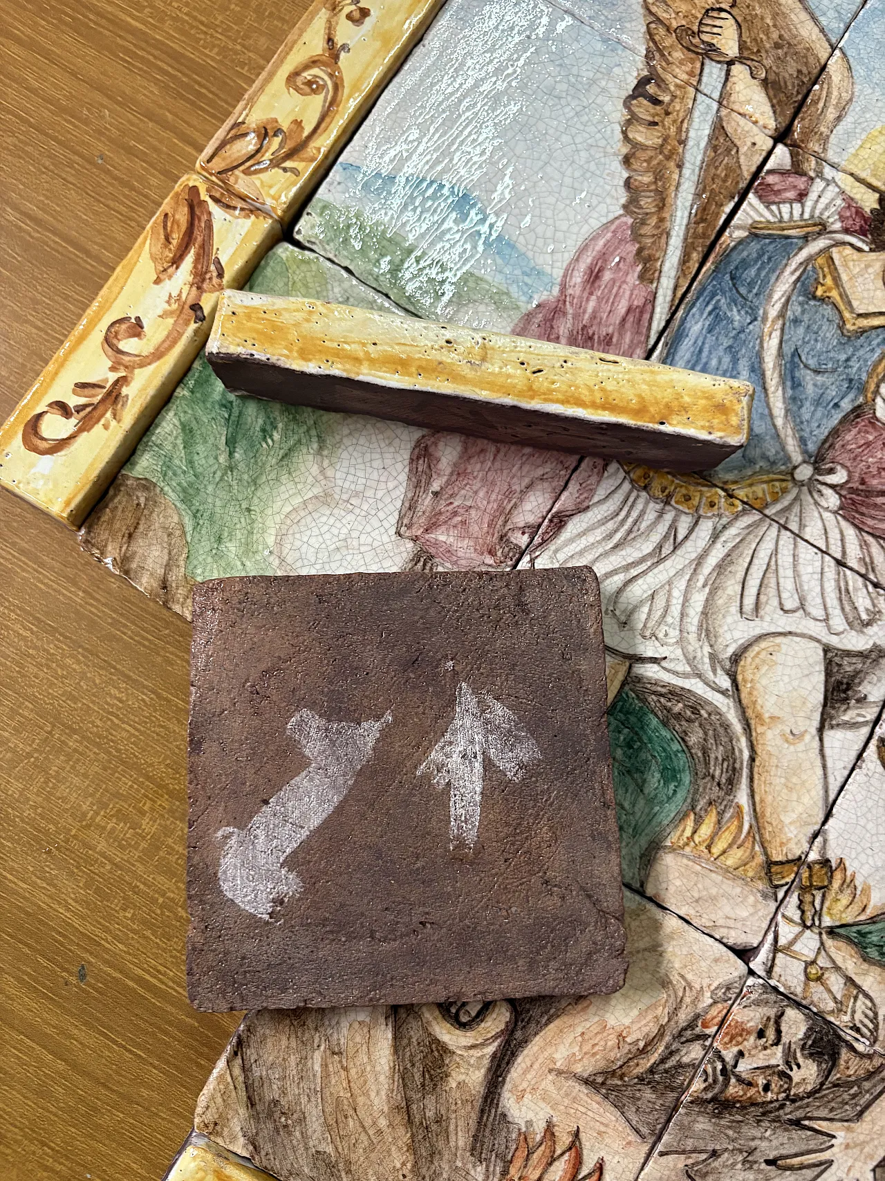 Tile painting of St. Michael the Archangel 8