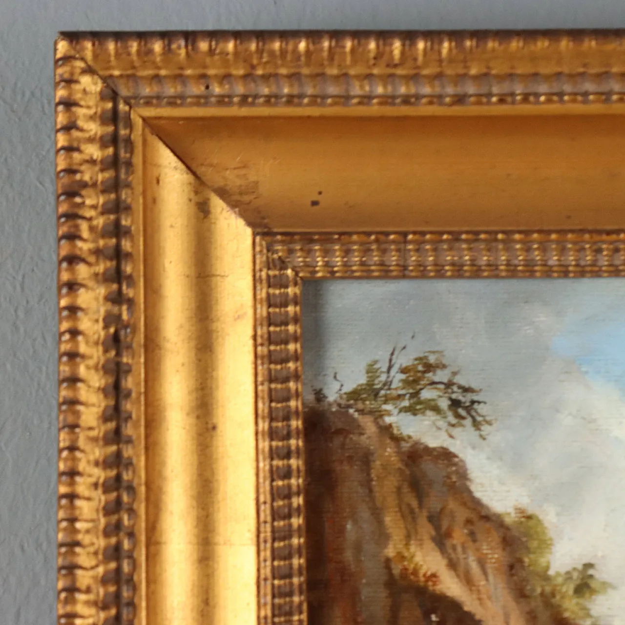 Painting by Ernst Gustav Doerell, oil on canvas, 19th century 7