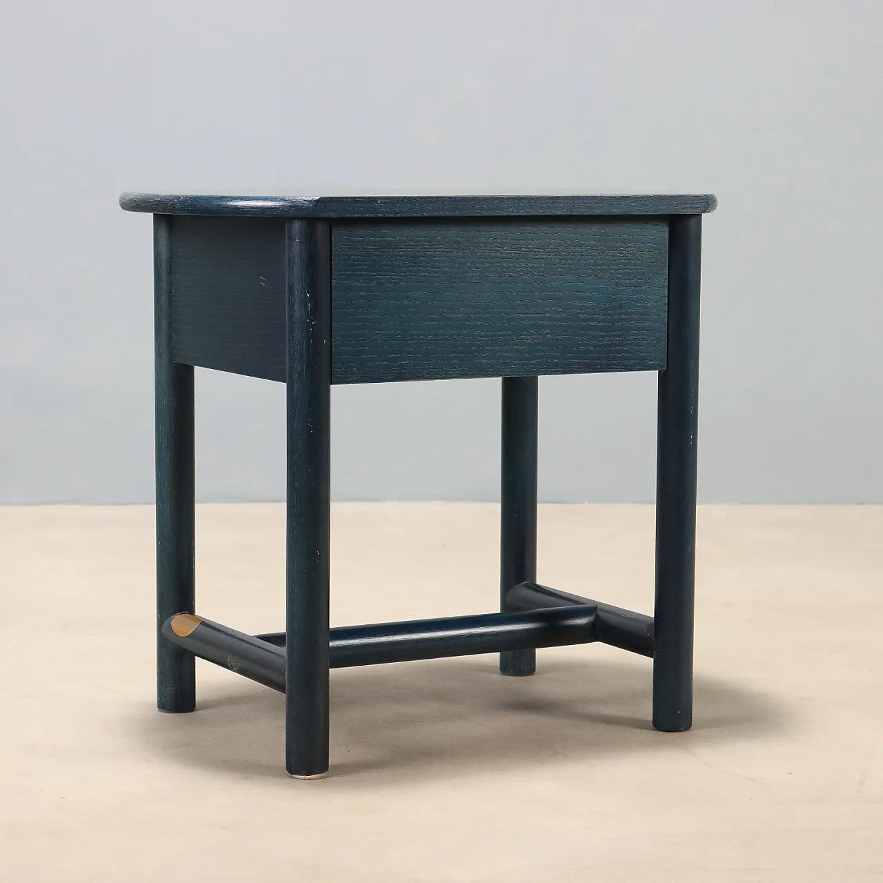 Comodino in legno di Roberti Rattan, anni '80 8