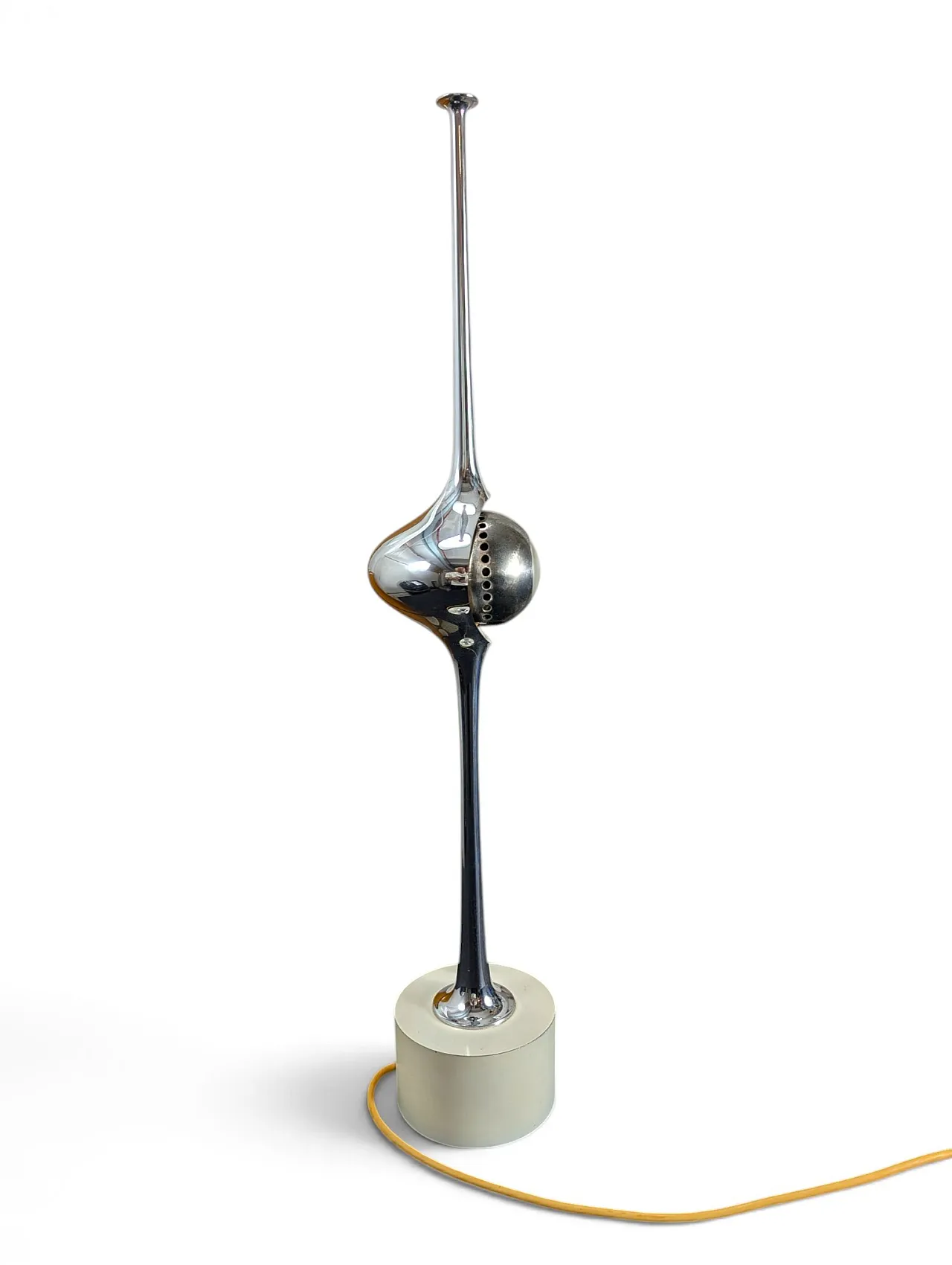 Cobra table lamp in chromed steel by Arredoluce from the 1960s 4