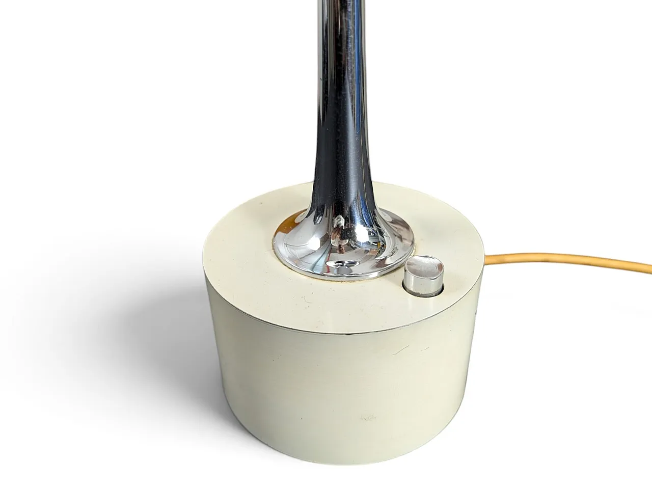Cobra table lamp in chromed steel by Arredoluce from the 1960s 6