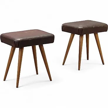 Pair of stools, 1950s